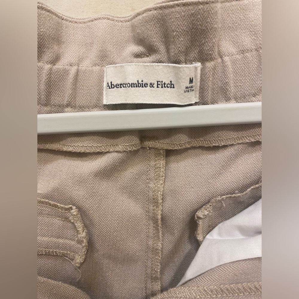 Abercrombie Wool High waist Belted Ankle Pants Size M - Picture 6 of 7